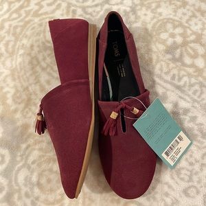 Tom’s Raisin Suede Kelli flats for Women